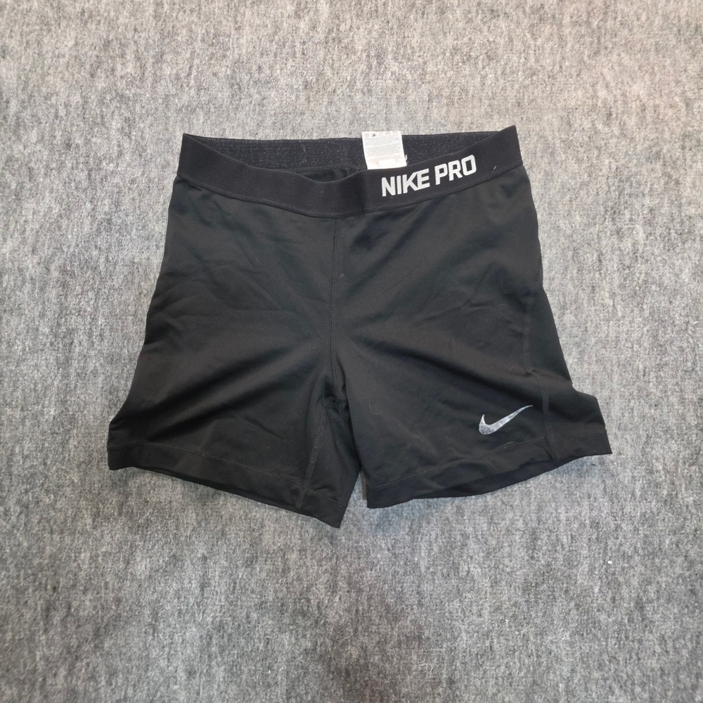 Nike Pro Dri-FIT Womens Compression Shorts Black 589365-010 Size L